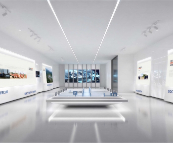 Modern Exhibition Hall-ID:459089042