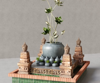Southeast Asian Style Garden-ID:645643003