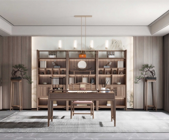 New Chinese Style Study Space-ID:110904936