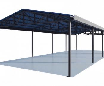 Modern Outdoor Parking Lot-ID:982466941