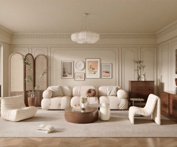 French Style A Living Room-ID:998476039