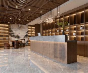 New Chinese Style Lobby Hall-ID:526230346
