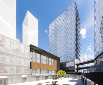 Modern Appearance Of Commercial Building-ID:104008911