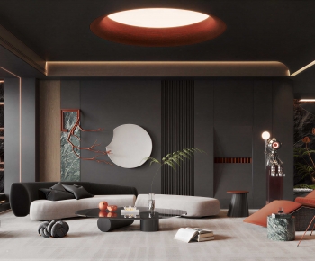 Modern A Living Room-ID:591105943