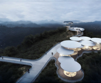 Modern Architectural Bird's-eye View Planning-ID:928087953
