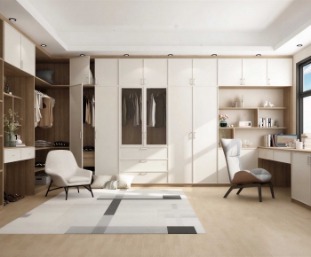 Modern Clothes Storage Area-ID:754709016