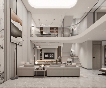 Modern A Living Room-ID:598999987