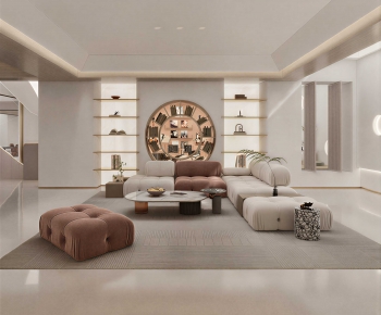 Modern A Living Room-ID:451364994