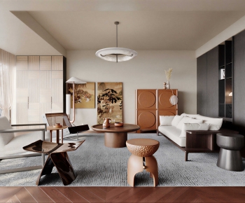 Modern A Living Room-ID:132885931