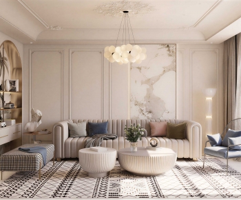 French Style A Living Room-ID:634982111