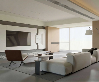 Modern A Living Room-ID:743216991