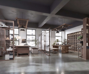 New Chinese Style Manager's Office-ID:396139646