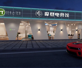 Modern Facade Element-ID:421473039