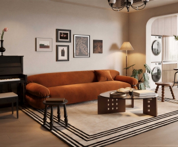 Modern A Living Room-ID:836639882