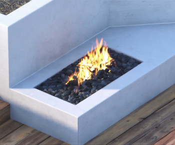 Modern Furnace-ID:182547097