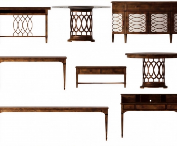 American Style Entrance Cabinet-ID:681596994