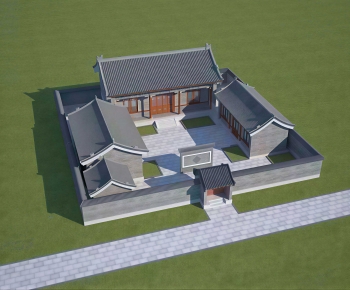 Chinese Style Residential Building-ID:567745929