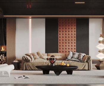 Modern A Living Room-ID:376441008