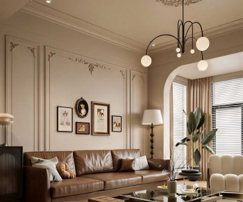 French Style A Living Room-ID:986016993