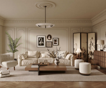 French Style A Living Room-ID:343089109