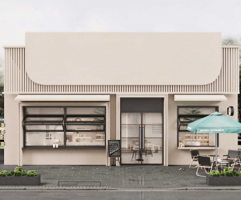 Modern Facade Element-ID:875750064