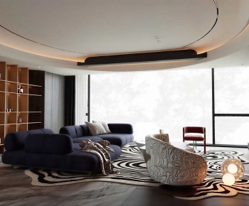 Modern A Living Room-ID:424099923