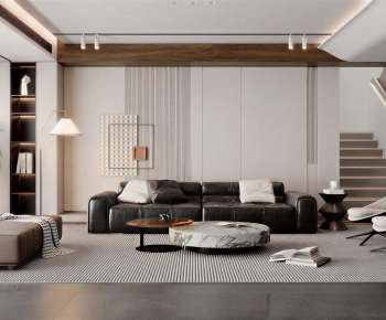 Modern A Living Room-ID:536797053