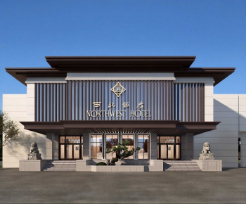 Modern Facade Element-ID:248756897