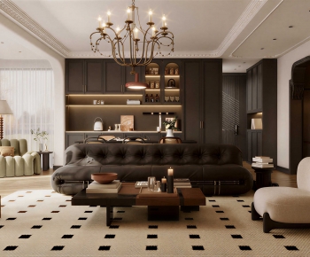 French Style A Living Room-ID:705910923