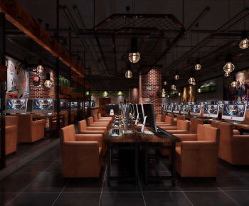 Industrial Style Internet Cafe-ID:878453028