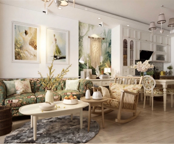 American Style A Living Room-ID:480364083