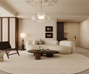 Modern A Living Room-ID:806667099