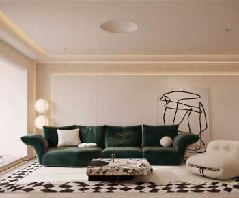 Modern A Living Room-ID:441952942