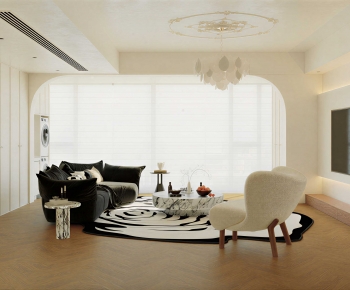 Modern A Living Room-ID:650490052
