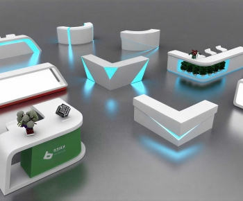Modern Reception Desk-ID:662859925