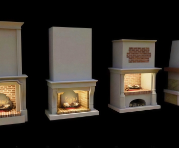 Simple European Style Fireplace-ID:306448941