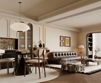 French Style A Living Room-ID:251808889