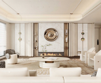 Modern A Living Room-ID:877429968