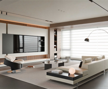 Modern A Living Room-ID:302373897