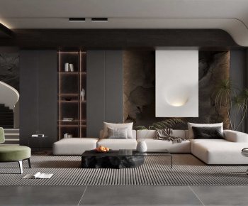 Modern A Living Room-ID:710907948