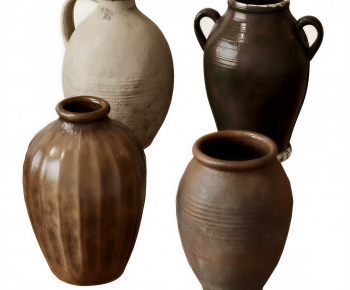 Wabi-sabi Style Clay Pot-ID:287256005