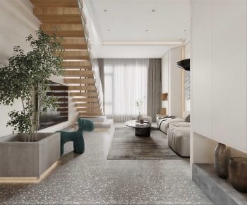 Modern A Living Room-ID:495237117