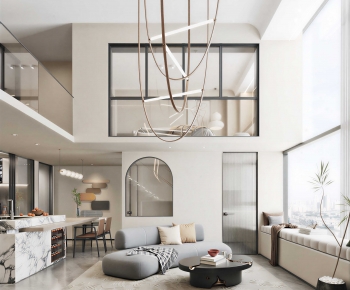 Modern A Living Room-ID:107309108