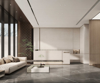 Modern Office Reception Desk-ID:812414882