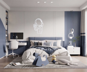 Modern Boy's Room And Son's Room-ID:245430955