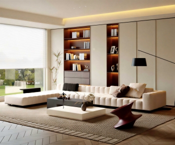 Modern A Living Room-ID:324049095