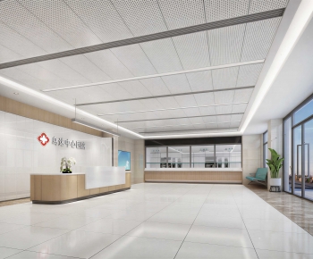 Modern Office Reception Desk-ID:693929283