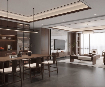 New Chinese Style Dining Room-ID:831940899