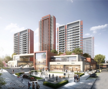 Modern Appearance Of Commercial Building-ID:473465924
