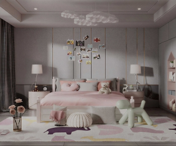 Nordic Style Girl's Room Daughter's Room-ID:581521999